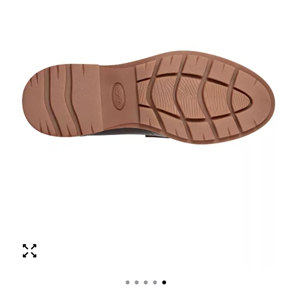 Earth Dark Brown Leather Loafers - Picture 5 of 8